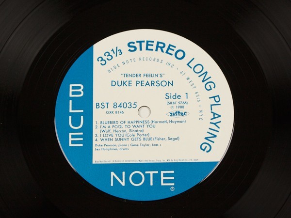 ◇デューク・ピアソン Duke Pearson/テンダー・フィーリン Tender