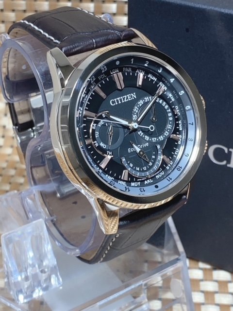 新品 シチズン Citizen 正規品 腕時計 Eco Drive エコドライブ 電池交換不要 アナログ腕時計 レザーベルト 10気圧防水 カレンダー メンズ National Parameters Mofep Gov Gh