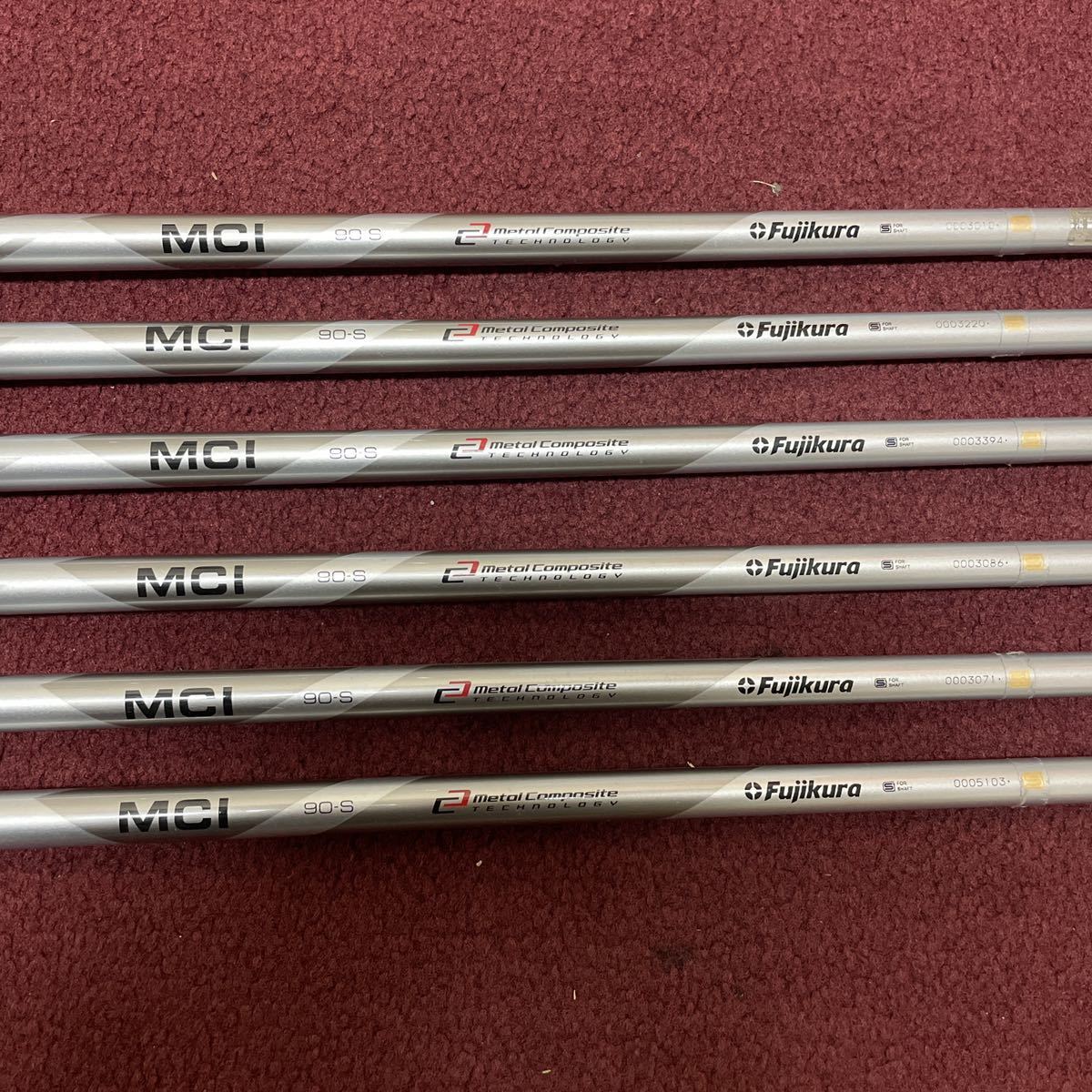 売切り フジクラ MCI 90Sアイアンシャフト6本セット (フジクラシャフト 