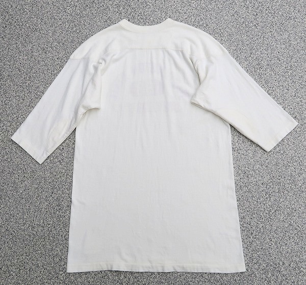 美品 60s チャンピオン WSU 染み込みプリント 七分袖 フットボール T 