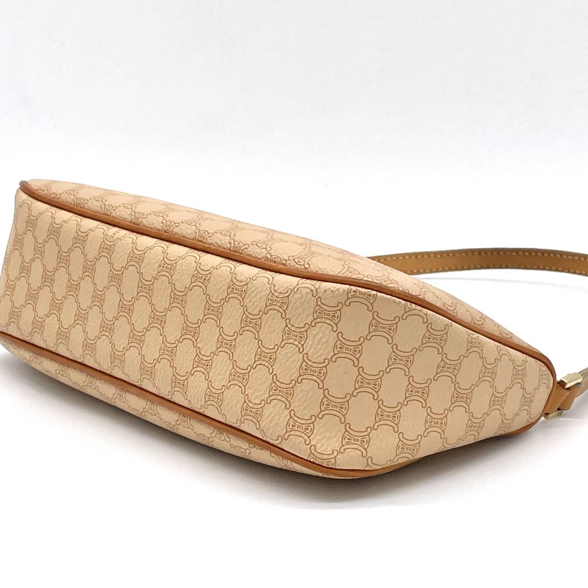 美品 CELINE セリーヌ マカダム柄 ブラゾン アクセサリーポーチ 