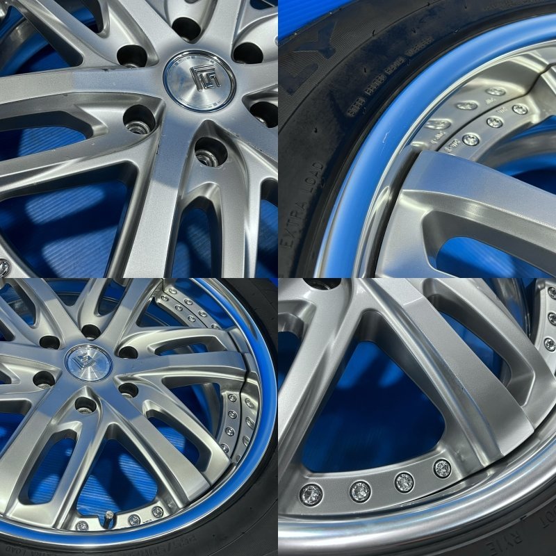 WORK LS ブライトリング SUV 24インチ + ヨコハマ パラダ（希少 廃版 