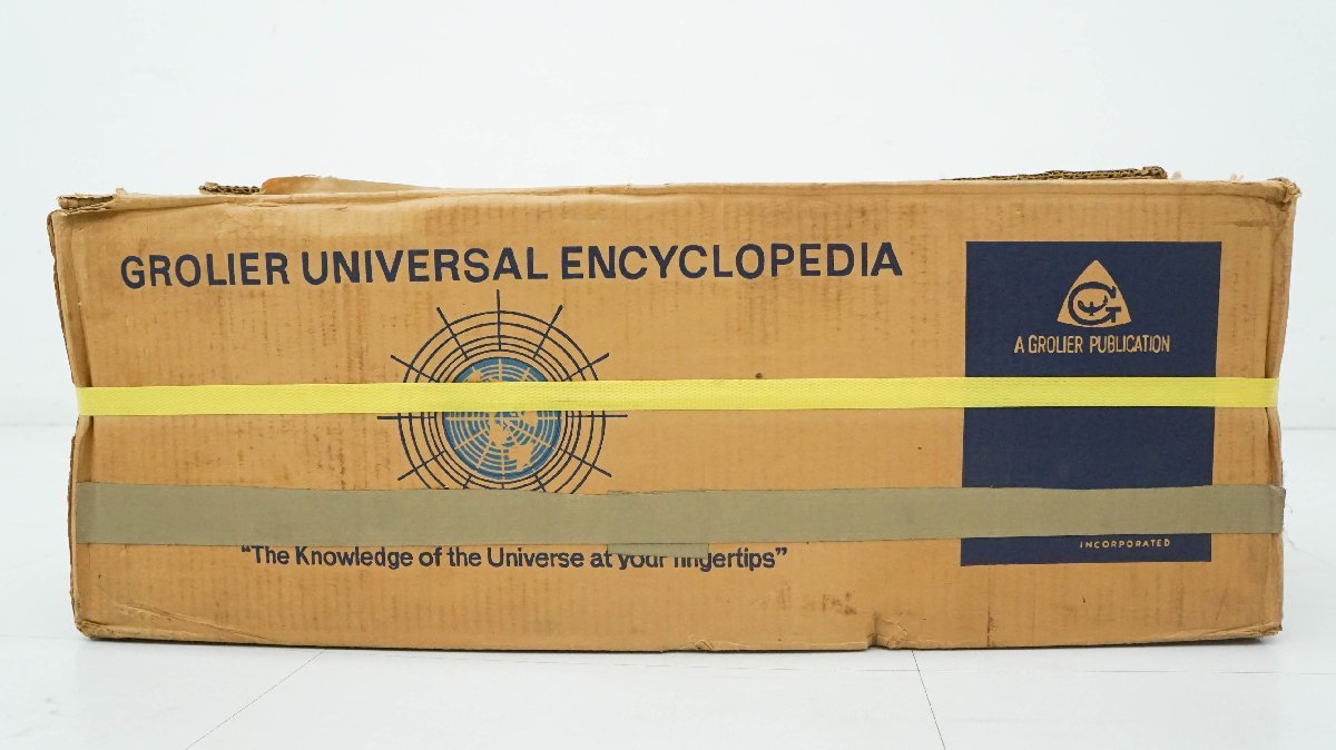 現状販売品】【未使用品】GROLIER UNIVERSAL ENCYCLOPEDIA 20巻セット