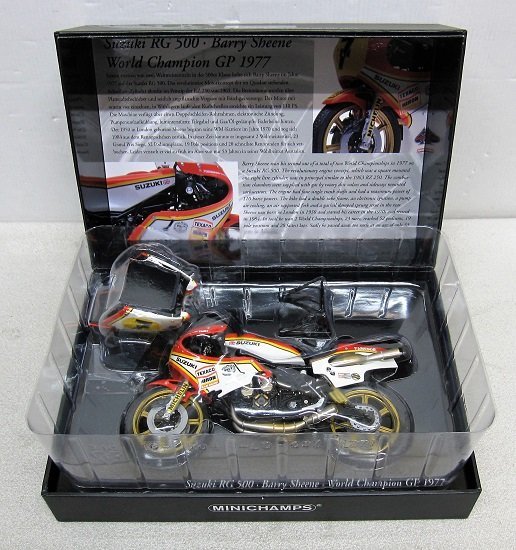 □MINICHAMPS 1/12 スズキ RG500 バリー・シーン GP 500 1977 ワールド