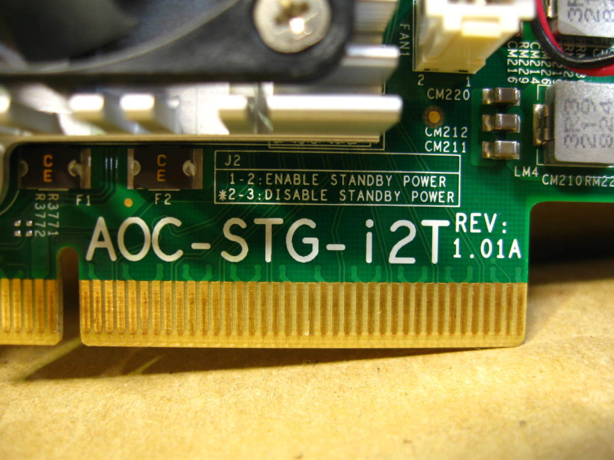 Staffa PCI Full Profile Per Scheda Supermicro AOC-STG-i2T