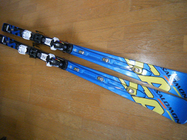 □183cm R23m□サロモン GS 2V + X16 □ワックスフューチャー GS