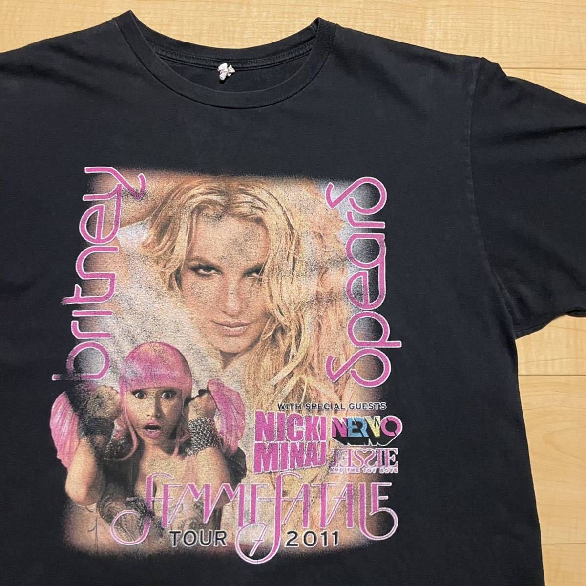  Nicki Minaj Britney Spears Tour 2011 ツアー ヴィンテージ Tシャツ Jessie and the Toy Boys Nervo ニッキーミナージュ RAP ラップ(Tシャツ)｜売買されたオークション情報、yahooの商品情報をアーカイブ公開 - オ Tシャツ