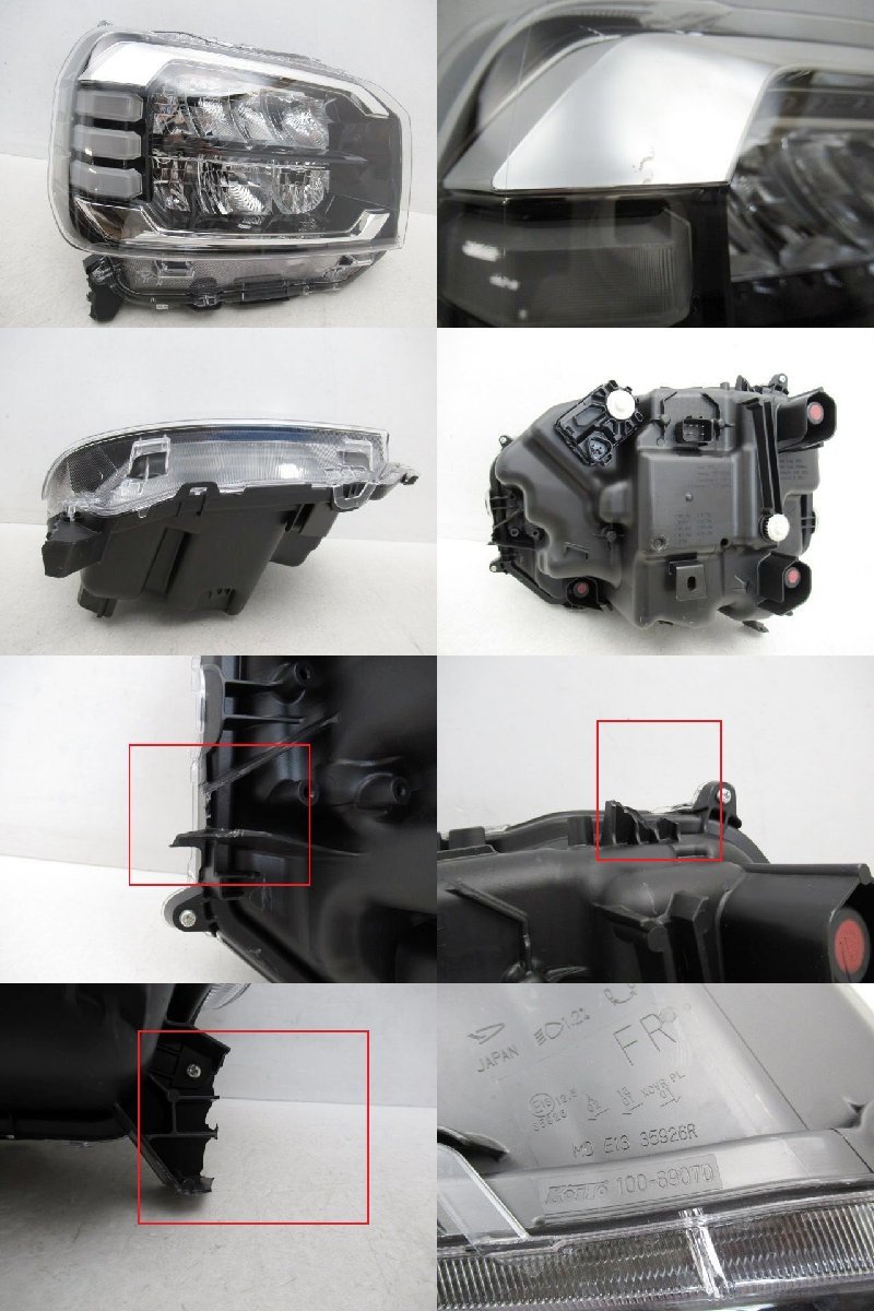 ダイハツ タフト LA900S LA910S 純正 右 ヘッドライト LED KOITO 100