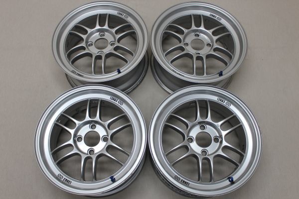ENKEI RPF1 15インチ 7J +35 PCD 100 4穴 4本 ガリ傷多め エンケイ MAT 