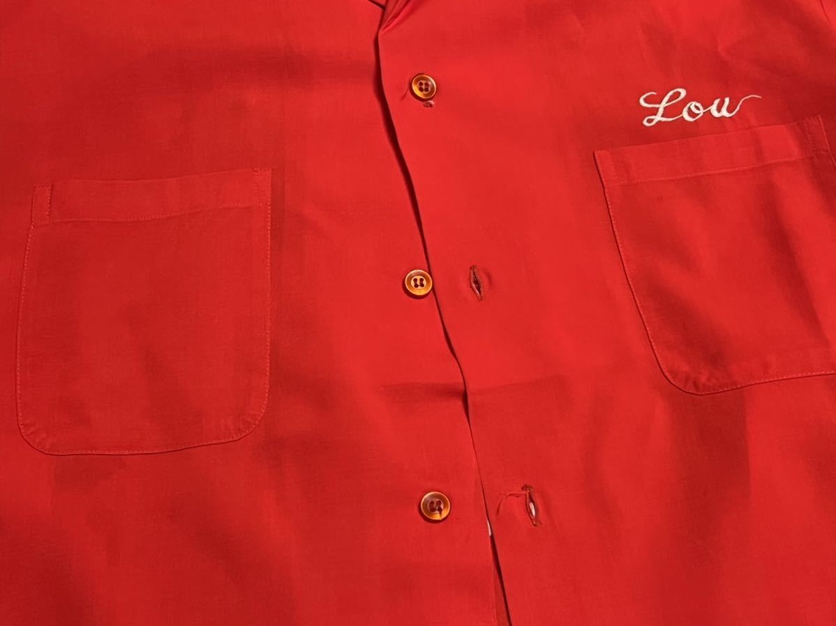 50s Hamaya スーベニアボーリングシャツ 日本製 五重塔 鳥居 桜 富士山  