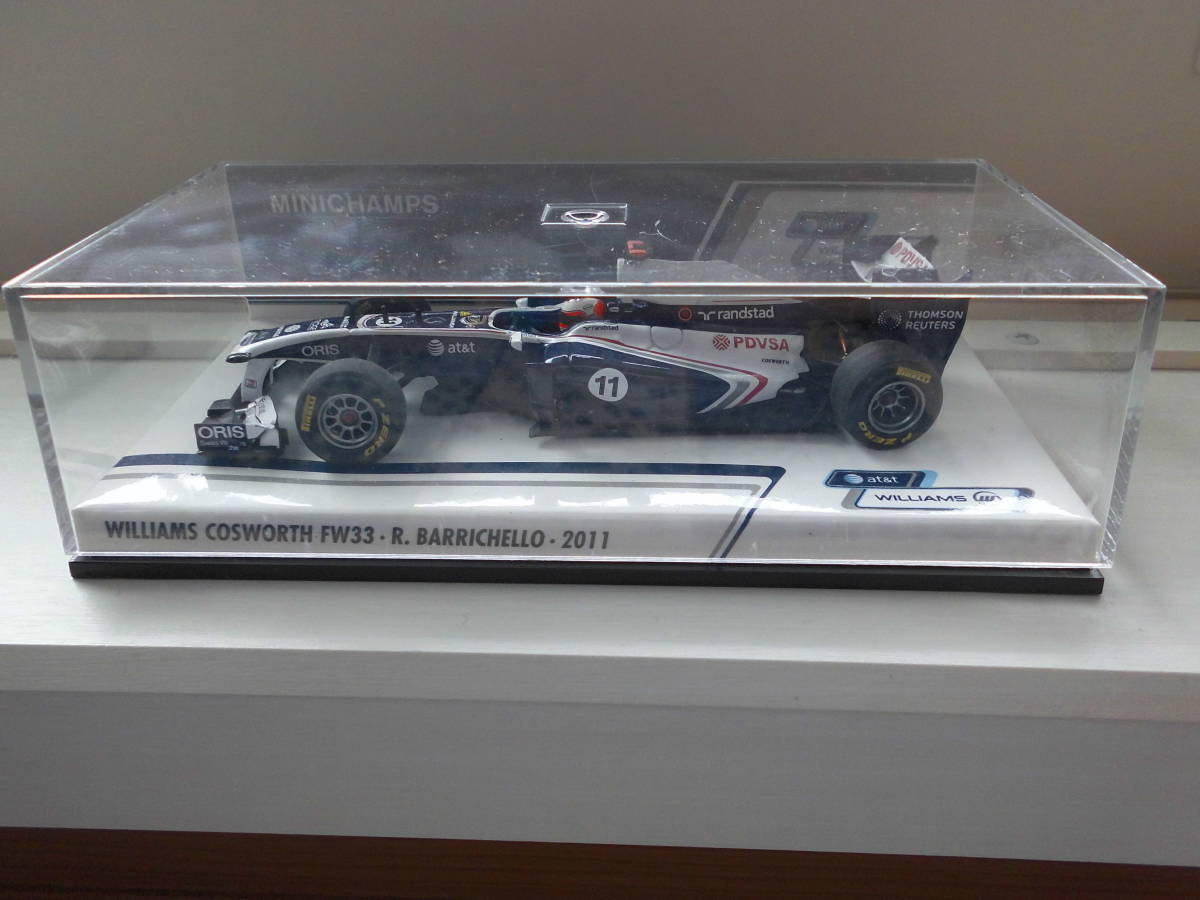 FW33 0 1&frasl;43 Williams WILLIAMS COSWORTH | コスワース PMA R.バリケロ Cosworth ミニチャンプス ウィリアムズ AT&amp;T car 1