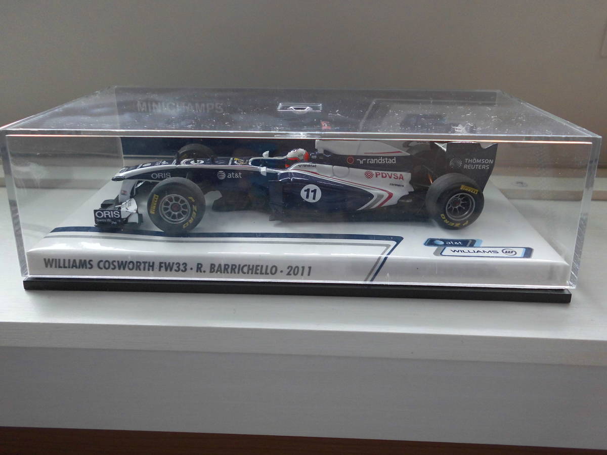 FW33 0 1&frasl;43 Williams WILLIAMS COSWORTH | コスワース PMA R.バリケロ Cosworth ミニチャンプス ウィリアムズ AT&amp;T car 1