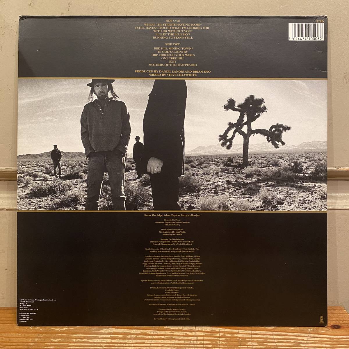 ◇UKオリジナル!LPレコード◇U2 ユートゥー / The Joshua Tree◇U26 