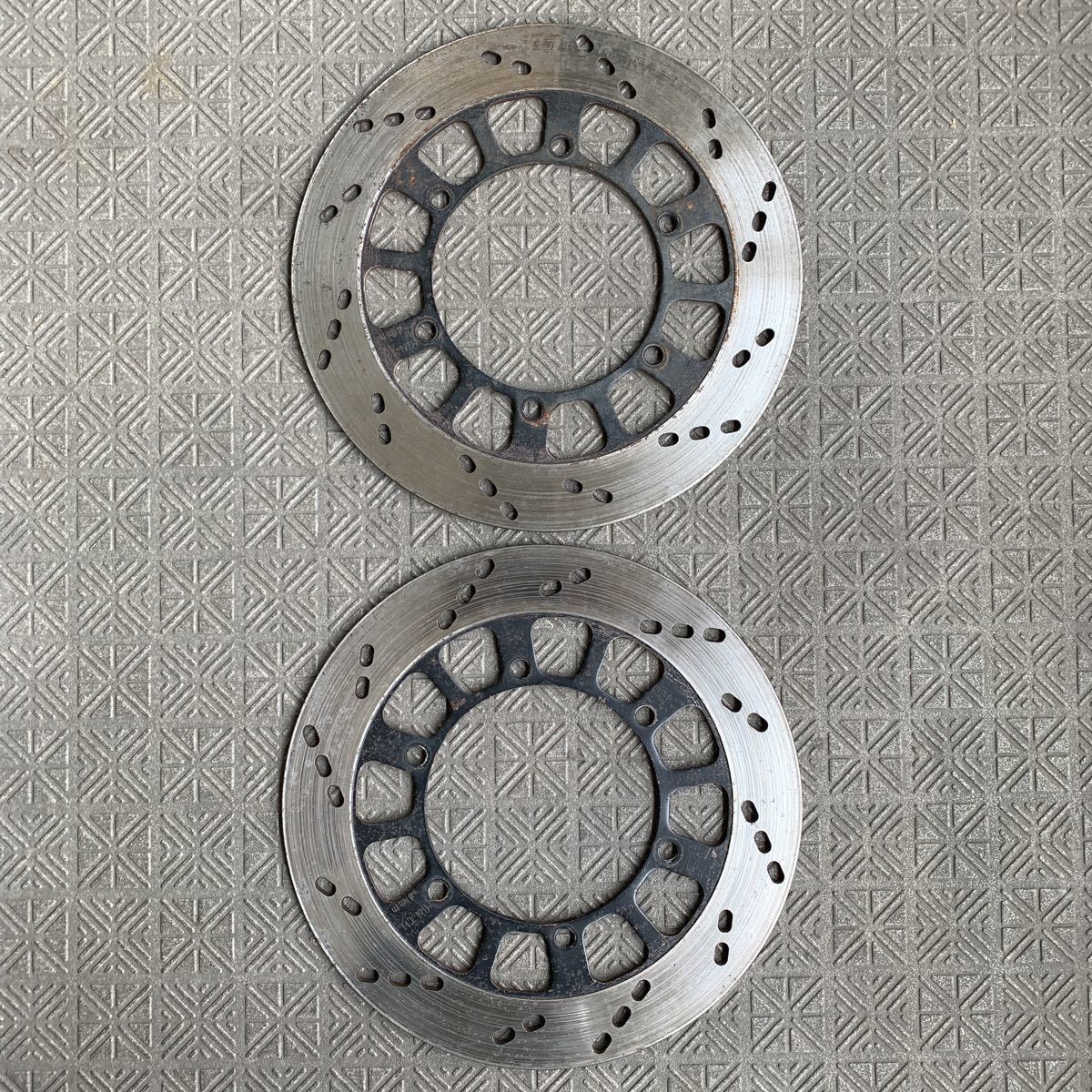 スズキGSX400R GK71F 純正フロントブレーキディスクローター左右