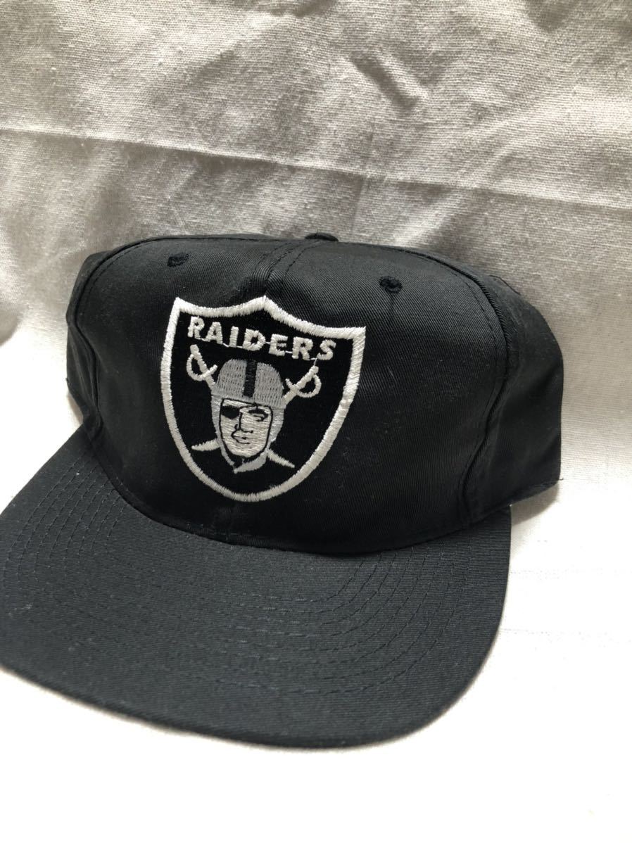 Vintage Raiders Hat Snapback NFL Oakland Los Angeles Cap New Black