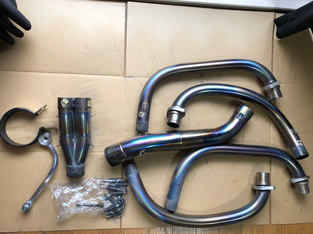 ゼファー750外し ストライカー　マフラー　フルエキ ストライカー チタンマフラー フルエキ エキパイのみ ゼファー750