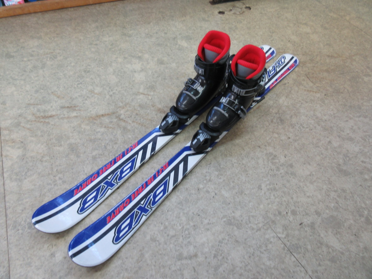 子供用 スキーセット☆板118cm ストック90cm ブーツ23.0cm☆中古 子供用