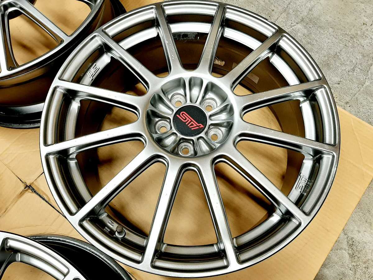希少】スバル レガシィ tuned by STI 限定600台 純正 7.5J 18 希少】スバル レガシィ tuned by STI 限定600台 純正 7.5J 18