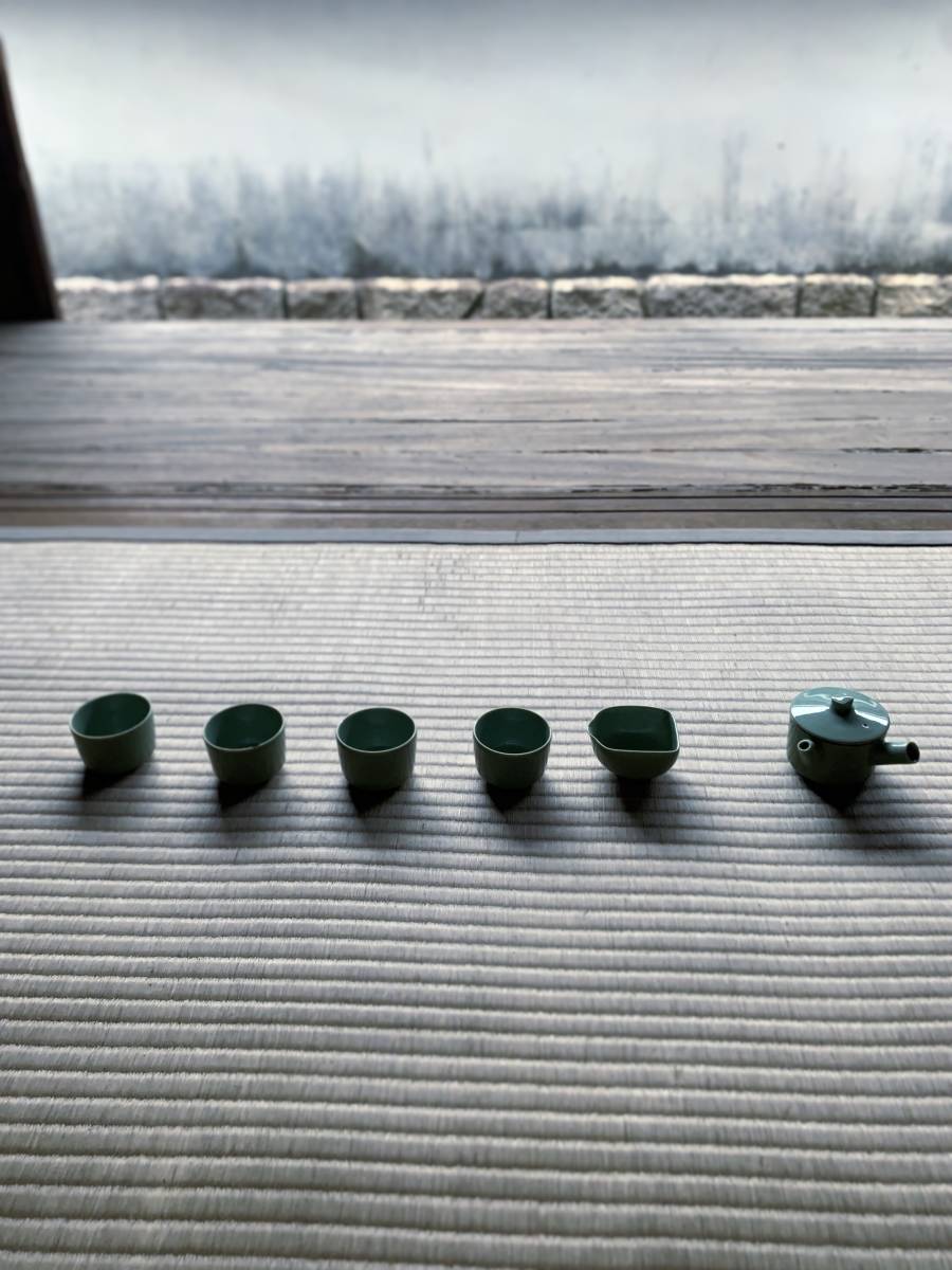 夢工房】備前焼 安藤陽光 造 龍摘蓋 煎茶 宝瓶 長幅9.4㎝ EB-187