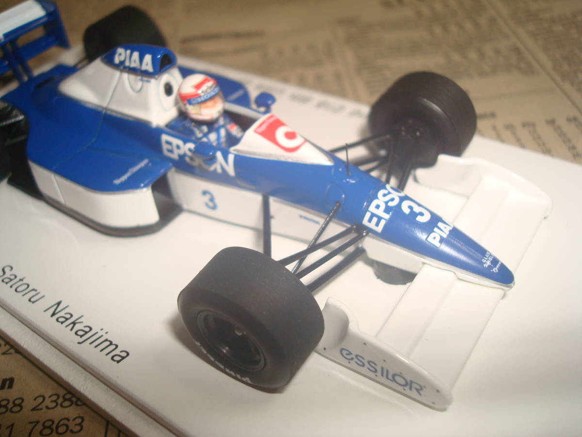 ティレル 018 フォード 1990年 アメリカGP 中嶋悟 スパーク 1/43 FORZA