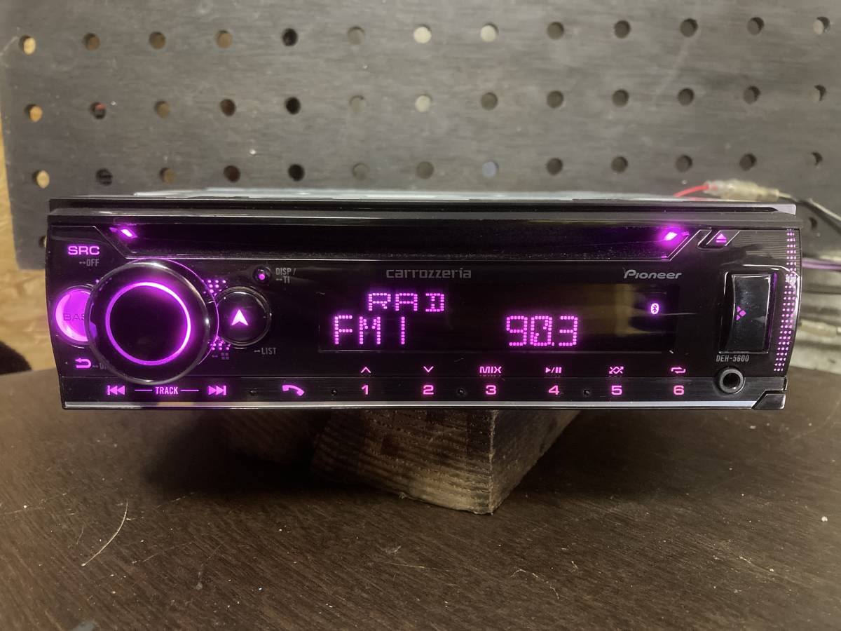 ☆カロッツェリア☆DEH-5600☆ヘッドユニット☆中古品☆ carrozzeria DEH-5600 ヘッドユニット Pioneer carrozzeria DEH-5600