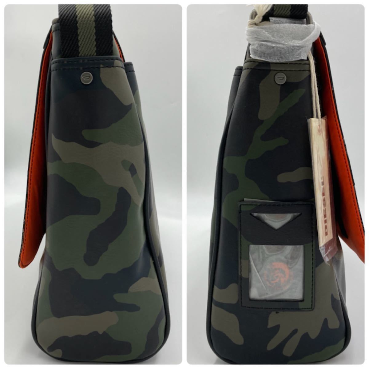 新品　DIESELブレイブマン　メッセンジャー　ショルダーバッグ　迷彩　タグ付き 1円【未使用】DIESEL ディーゼル ショルダーバッグ メッセンジャー