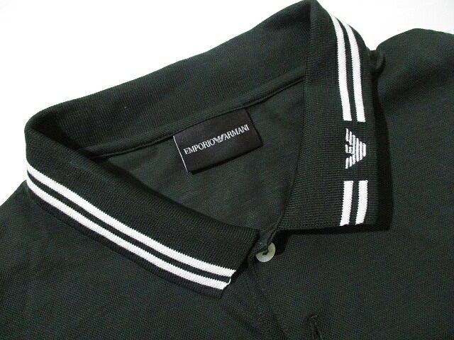 ARMANI EMPORIO ポロシャツ エンポリオ イーグルロゴ (エンポリオアルマーニ) 半袖 アルマーニEMPORIO ミニイーグルロゴ ライン入り クルーネック メンズ アルマーニ ARMANI&frasl;ポロシャツ (EMPORIO 国内即発