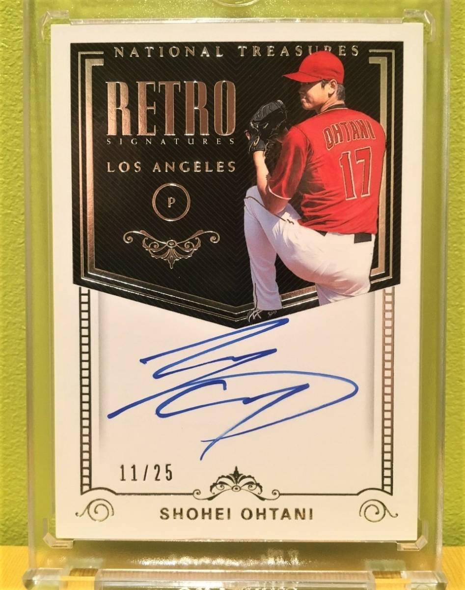MLB - 【25枚限定】2018 大谷翔平 直書サイン ルーキーカード Treasures 難あり] 大谷翔平 25枚限定 ルーキー直筆サインカード 2018 Panini