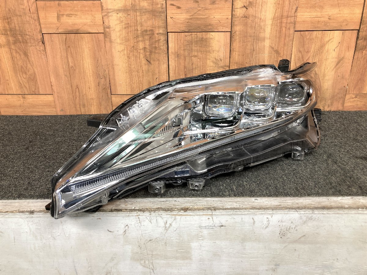 中古 トヨタ ハリアー U60 後期 純正 LED ヘッドライト 左 KOITO48-192 