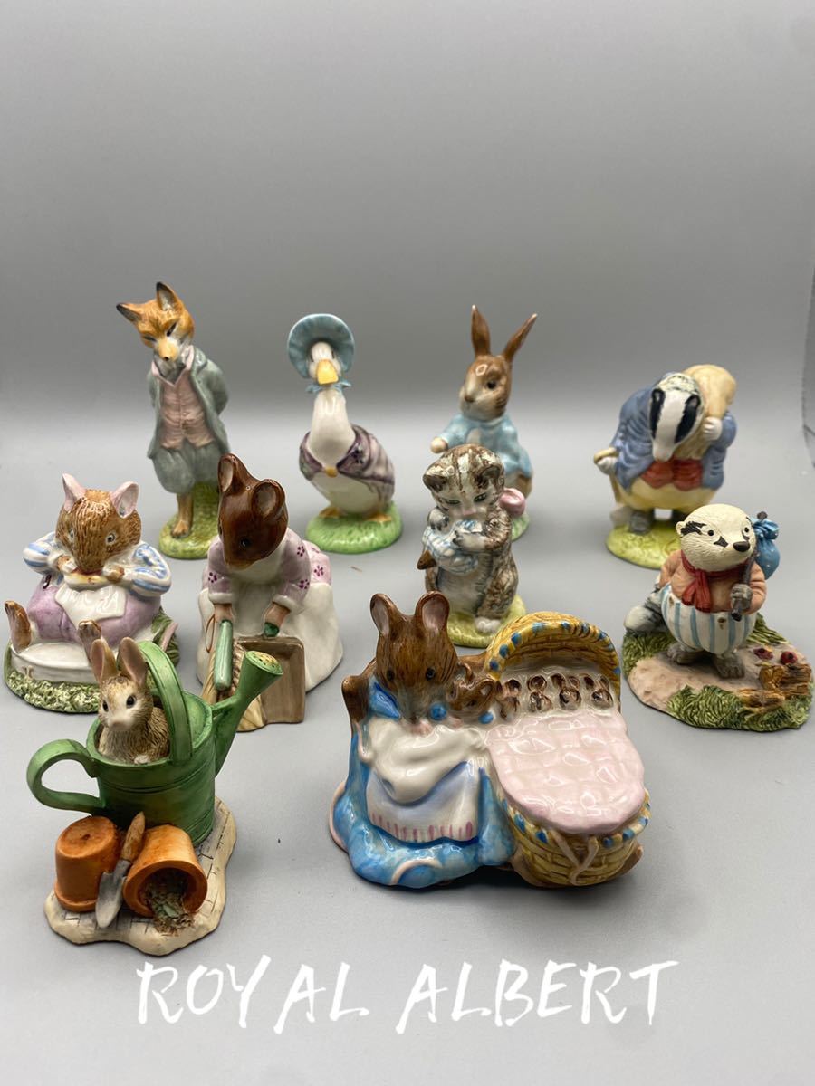 ROYAL ALBERT villeroy&boch beatrix potter 置物 陶器人形まとめ