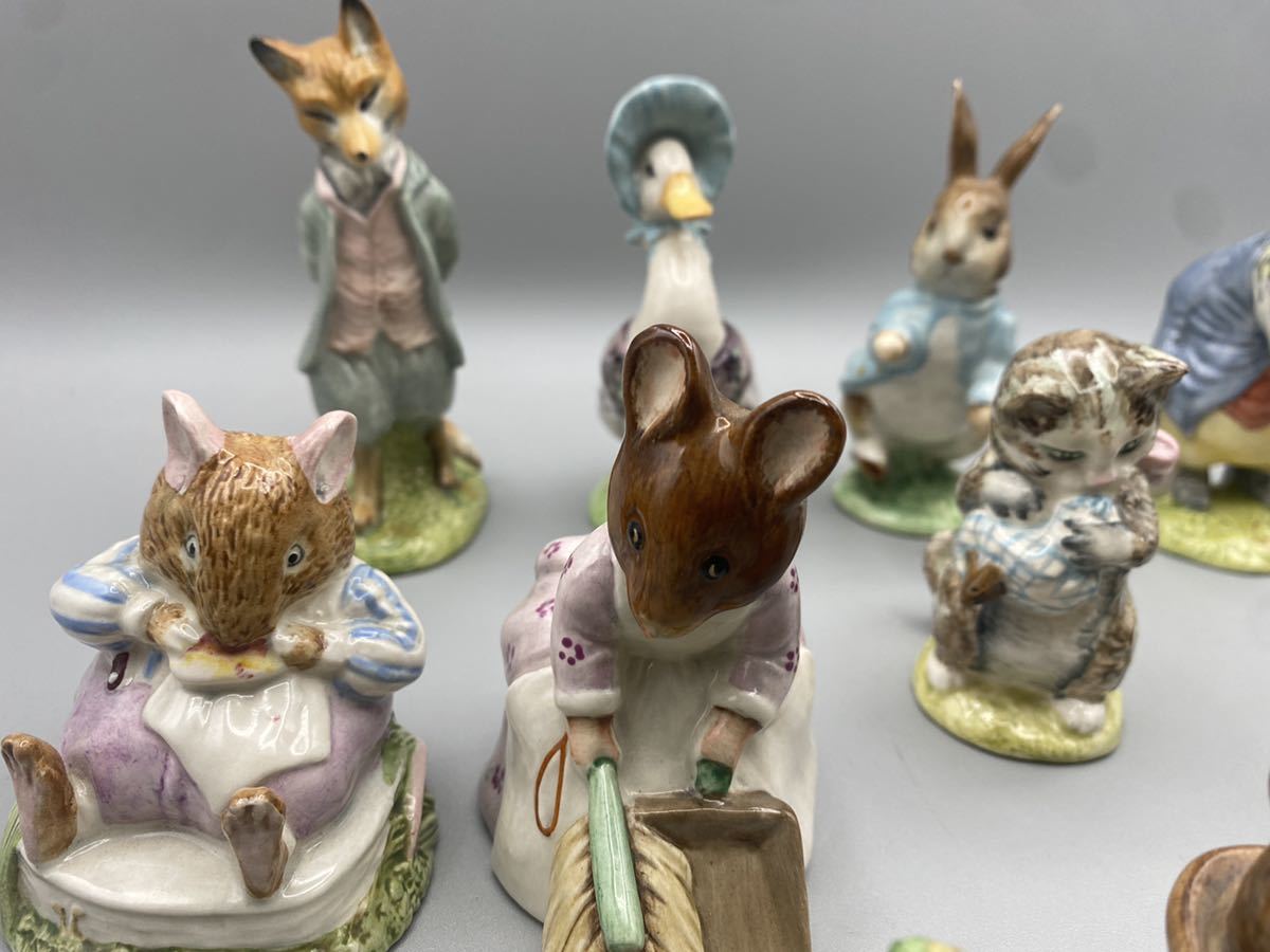 ROYAL ALBERT villeroy&boch beatrix potter 置物 陶器人形まとめ