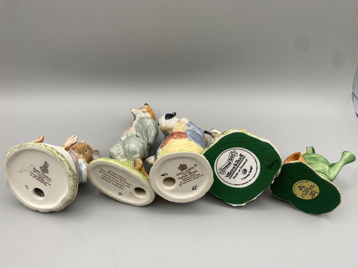 ROYAL ALBERT villeroy&boch beatrix potter 置物 陶器人形まとめ