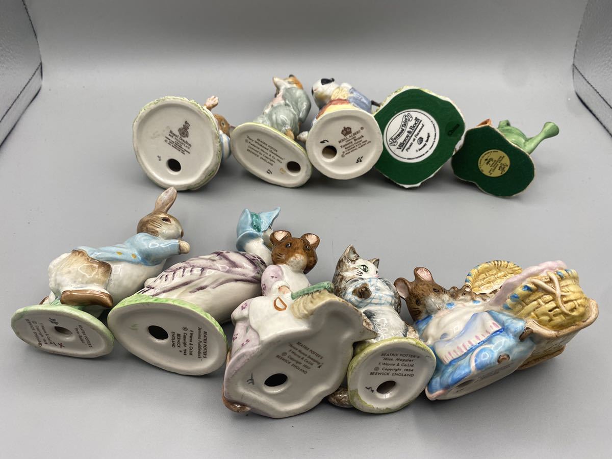 ROYAL ALBERT villeroy&boch beatrix potter 置物 陶器人形まとめ
