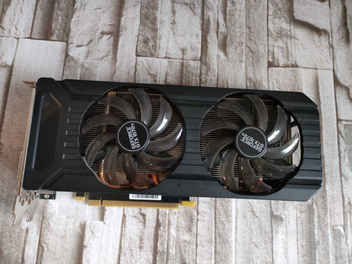 GeForce GTX 1070ti グラフィックボード ジャンク品 NVIDIA Palit GeForce GTX1070Ti 8GB Dual グラフィックボード Geforce