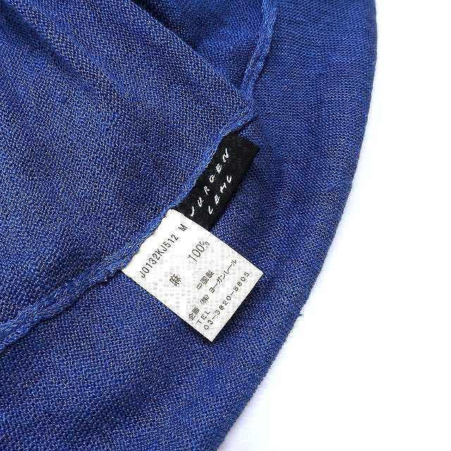 ヨーガンレール JURGEN LEHL リネン ロングカーディガン ニット 半袖 M