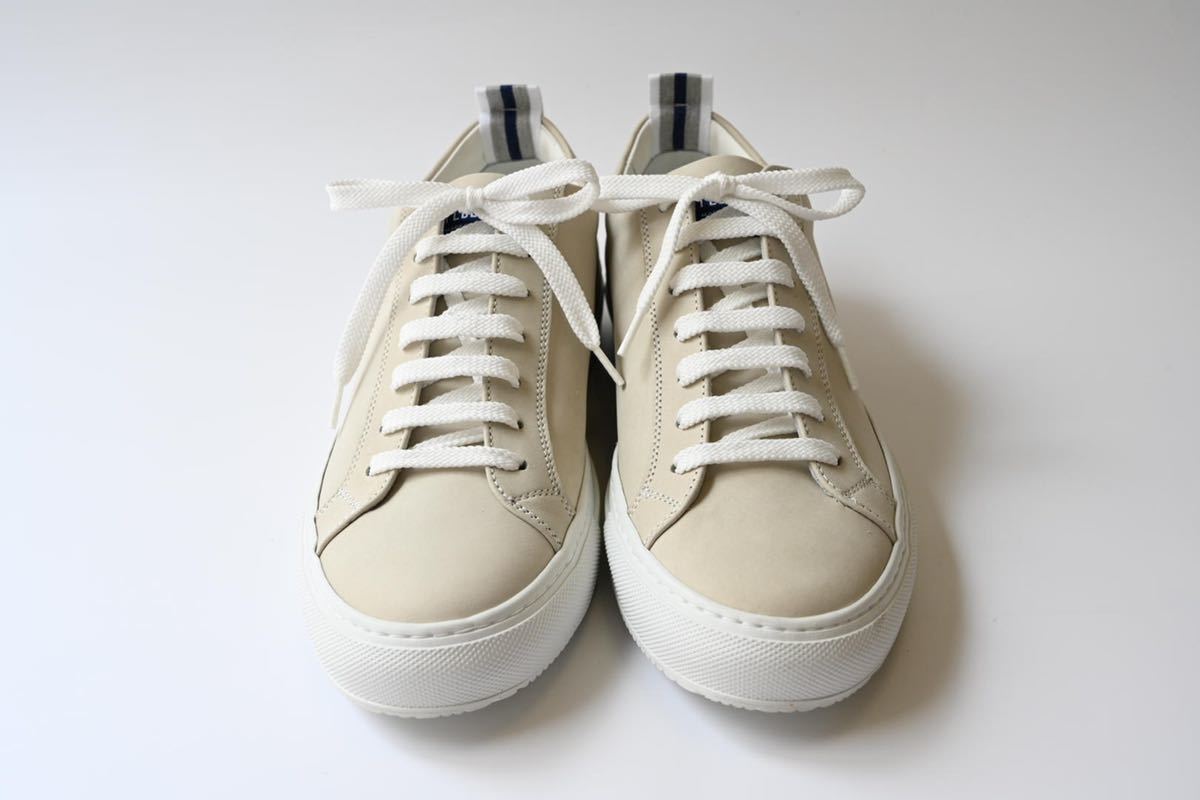 【新品】フェデーリ ヌバックレザースニーカー BE 40 | スニーカー FEDELI CALF BLACKブラック メンズ&frasl;40&frasl;BEIGE