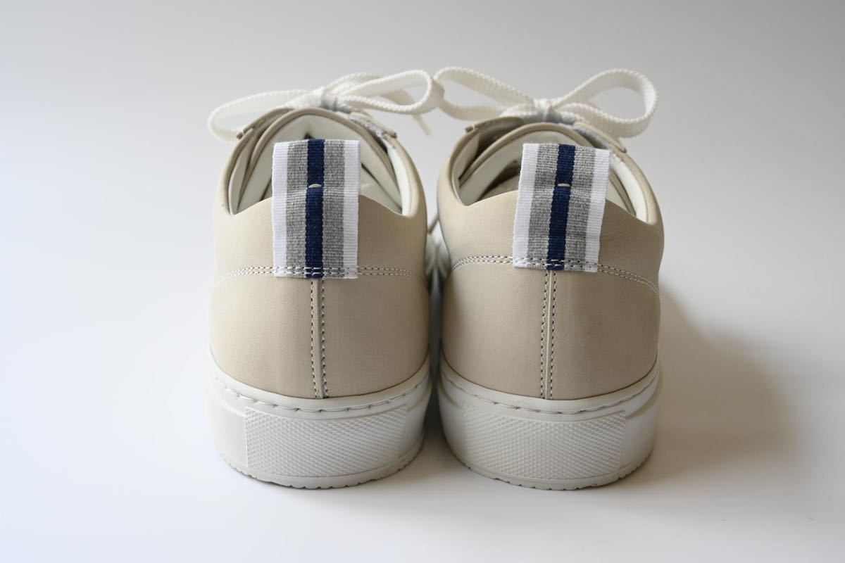 【新品】フェデーリ ヌバックレザースニーカー BE 40 | スニーカー FEDELI CALF BLACKブラック メンズ&frasl;40&frasl;BEIGE
