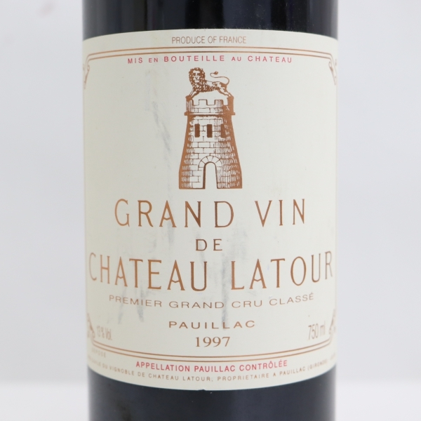 CHATEAU LATOUR（シャトー ラトゥール）1997 13％ 750ml ※ラベル汚れ T22E140009