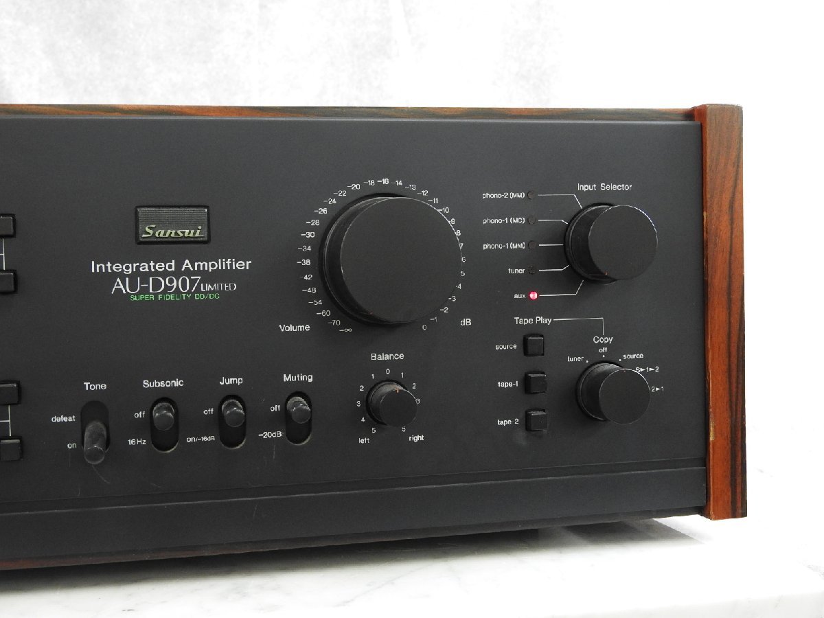 ☆SANSUI サンスイ AU-D907 LIMITED プリメインアンプ ☆ジャンク