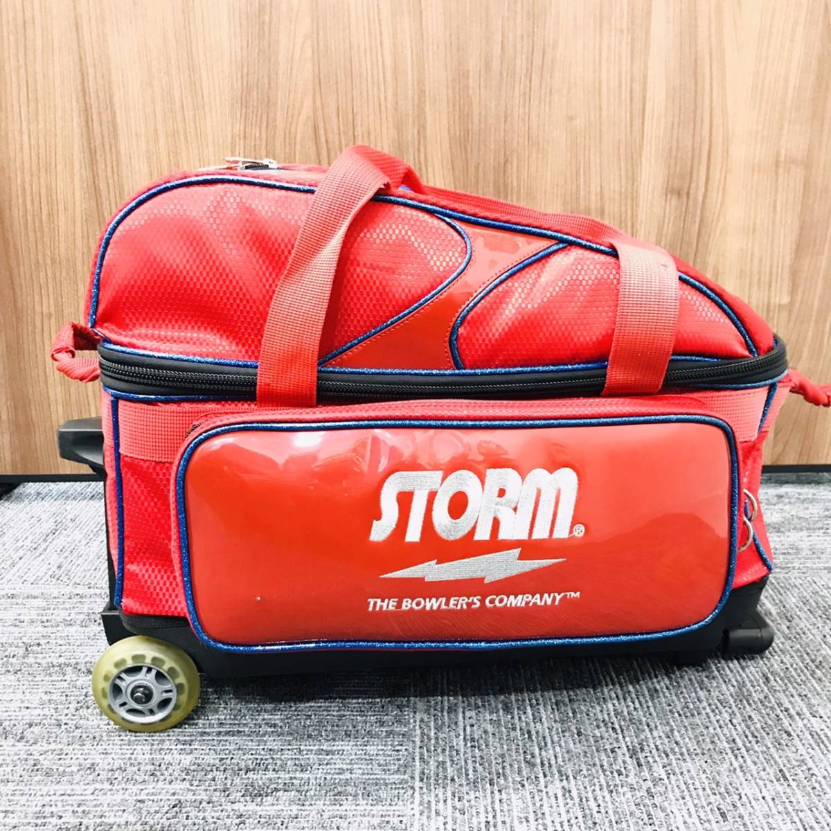 ストーム社ボウリング用キャリーバッグ ストーム STORM ボウリングバッグ 2個 キャリータイプ STORM ストーム