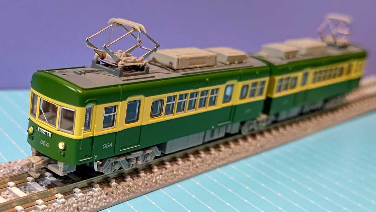MODEMO】江ノ島電鉄 300形「304F」標準塗装 増結用T車 (ハセガワ