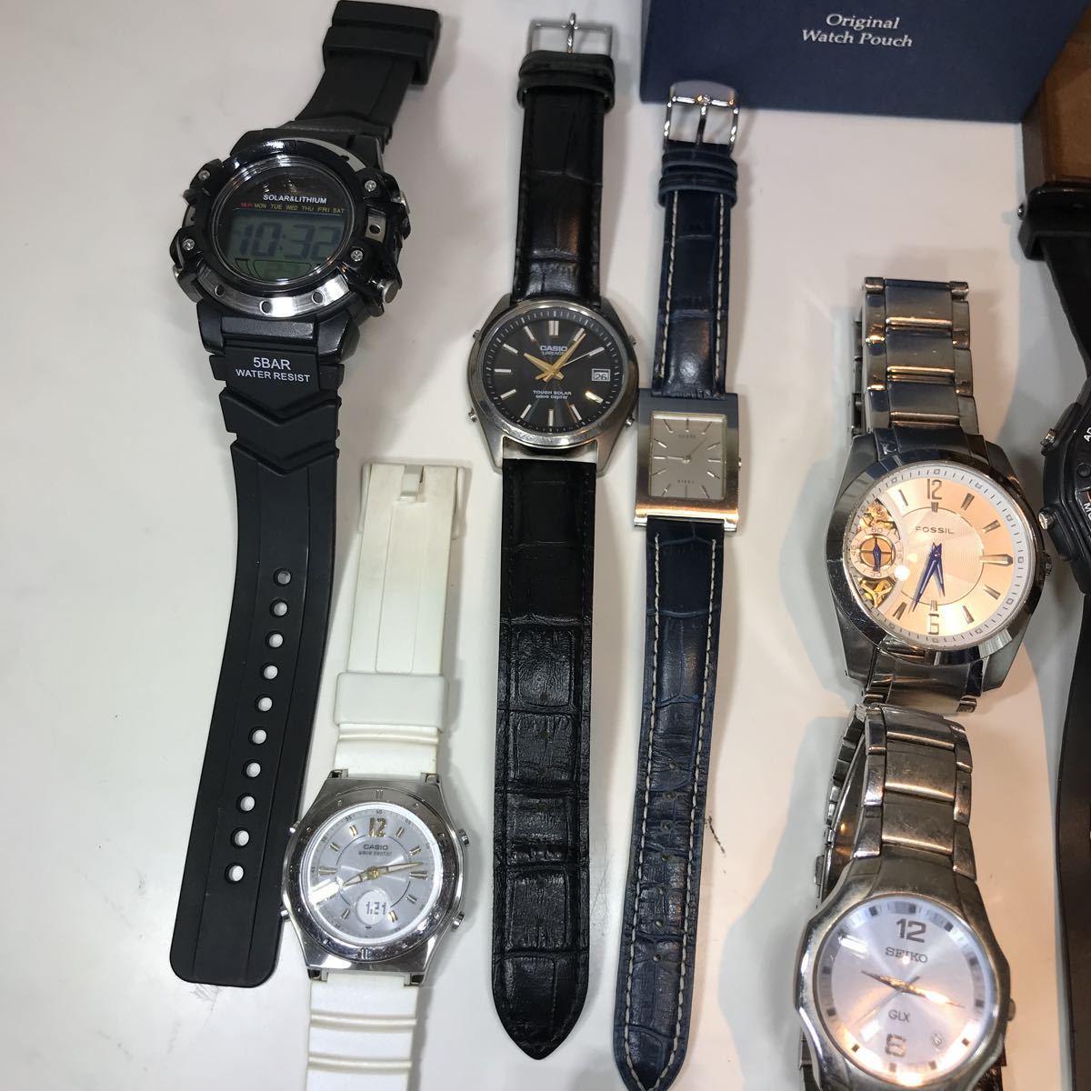【最終値下げ】【ジャンク】SEIKO CITIZEN RADO 腕時計まとめ⑦ 最終値下げ品 SEIKO RADO CITIZEN Christian Dior ORIENT FOSSIL CASIO