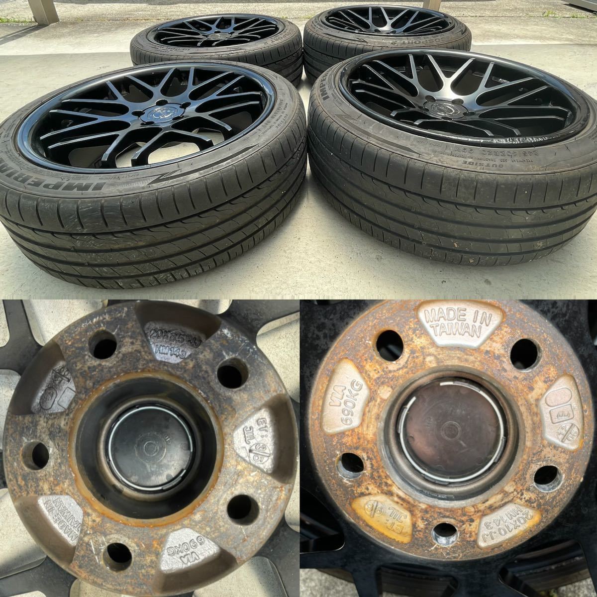 VERTINI CONCAVE ベルティニ コンケイブ フロント8.5JJ+35リヤ10JJ+38 