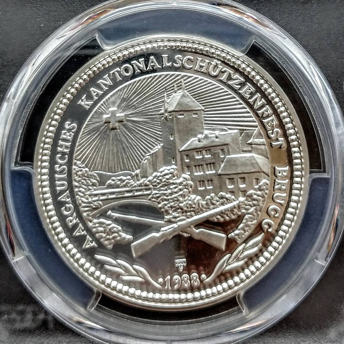 スイス ヘルベティア 1 フラン硬貨 スイス ヘルベティア (1988)