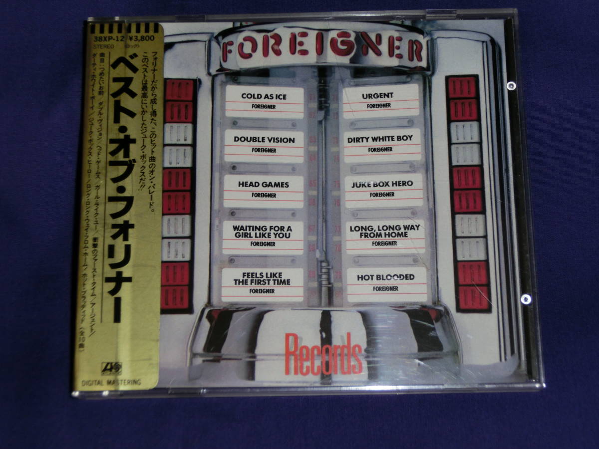 爆買い，定番 金シール帯 ベスト オブ フォリナー FOREIGNER ３８XP－１２ W GERMANY GOLD STICKER 旧規格 西独ターゲット盤(F)｜売買されたオークション情報、yahooの商品情報をアーカイブ公開 - オークファン F