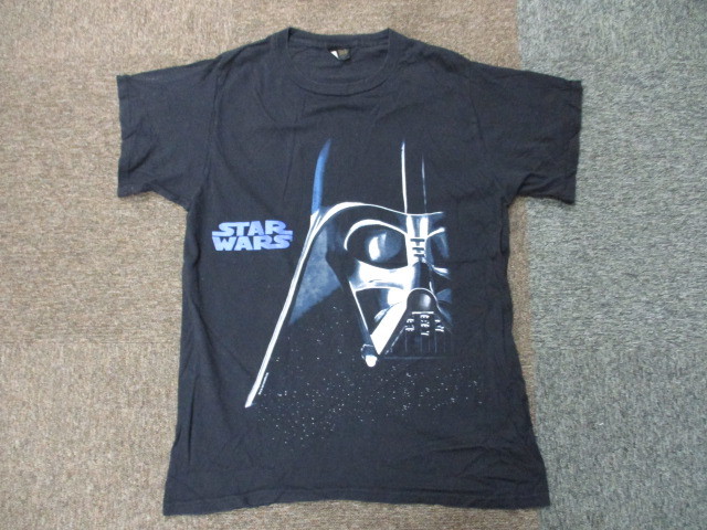 USA製　スターウォーズ　80s90sヴィンテージ　ダース・ベイダー　Tシャツ　メンズL　黒　映画Tシャツ　アメリカ製Tシャツ　半袖シャツ06101 WARS 90s STAR Inch Collectible OF