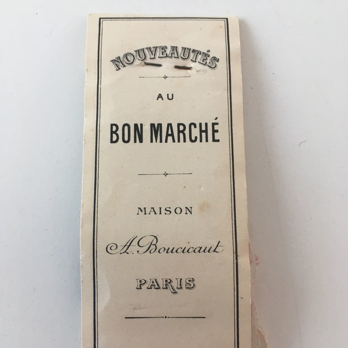 Au Bon AU BON Marche フランス アンティーク - MARCHE LES fabric Lisaandolive ANNEES folder samples RUKA