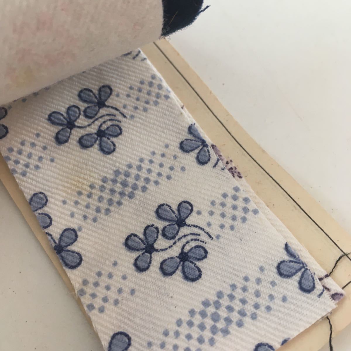 Au Bon AU BON Marche フランス アンティーク - MARCHE LES fabric Lisaandolive ANNEES folder samples RUKA