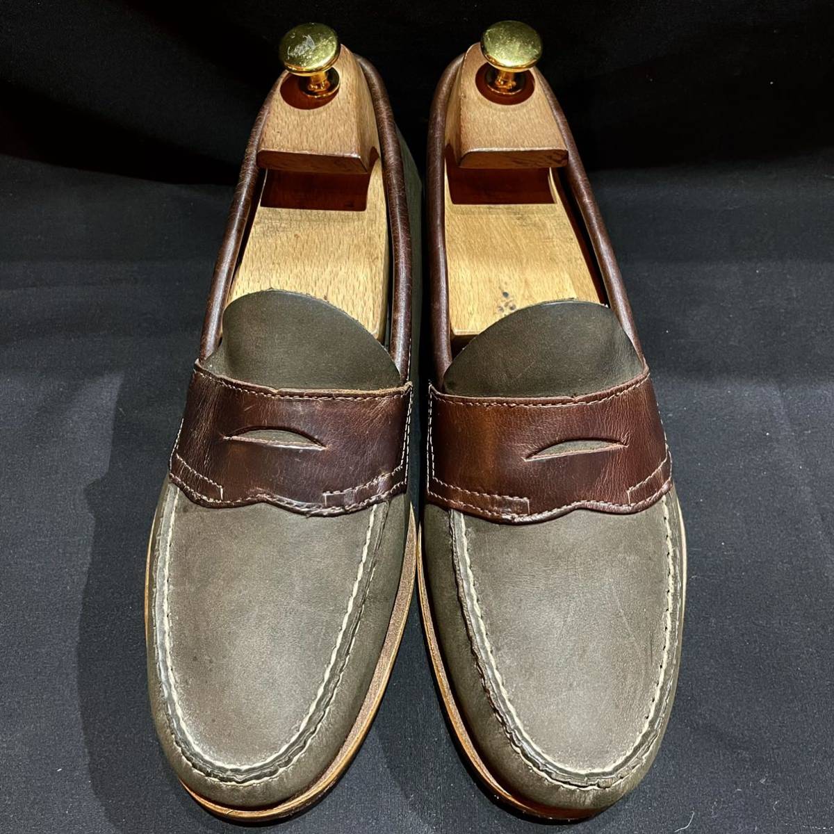 美USED】G.H BASS 希少HERITAGE COLLECTION コインローファー バイ 