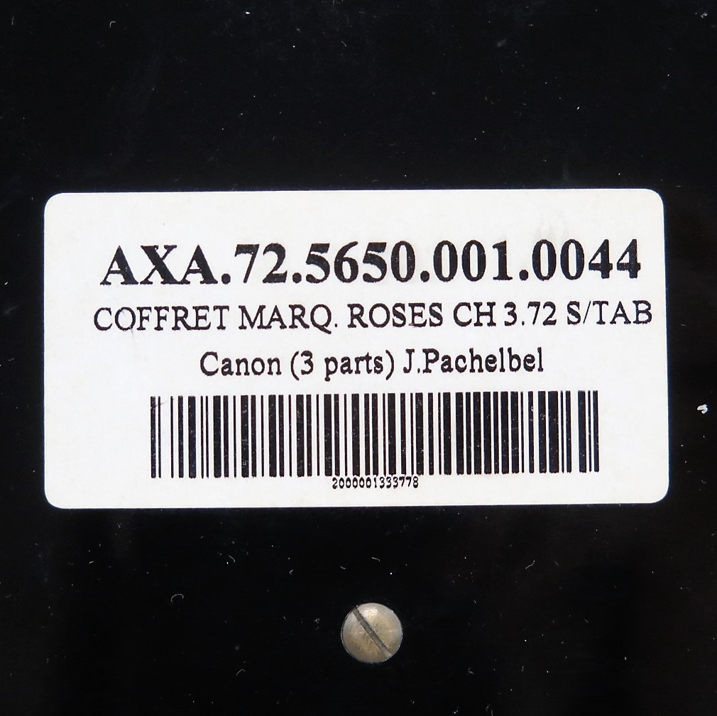 カノン オルゴール パッヘルベル REUGE メルカリ 象嵌 36弁オルゴール